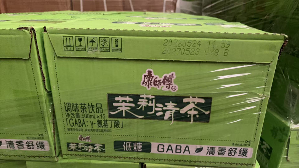 康师傅茉莉清茶 15*500ml整箱，保质期到明年6月